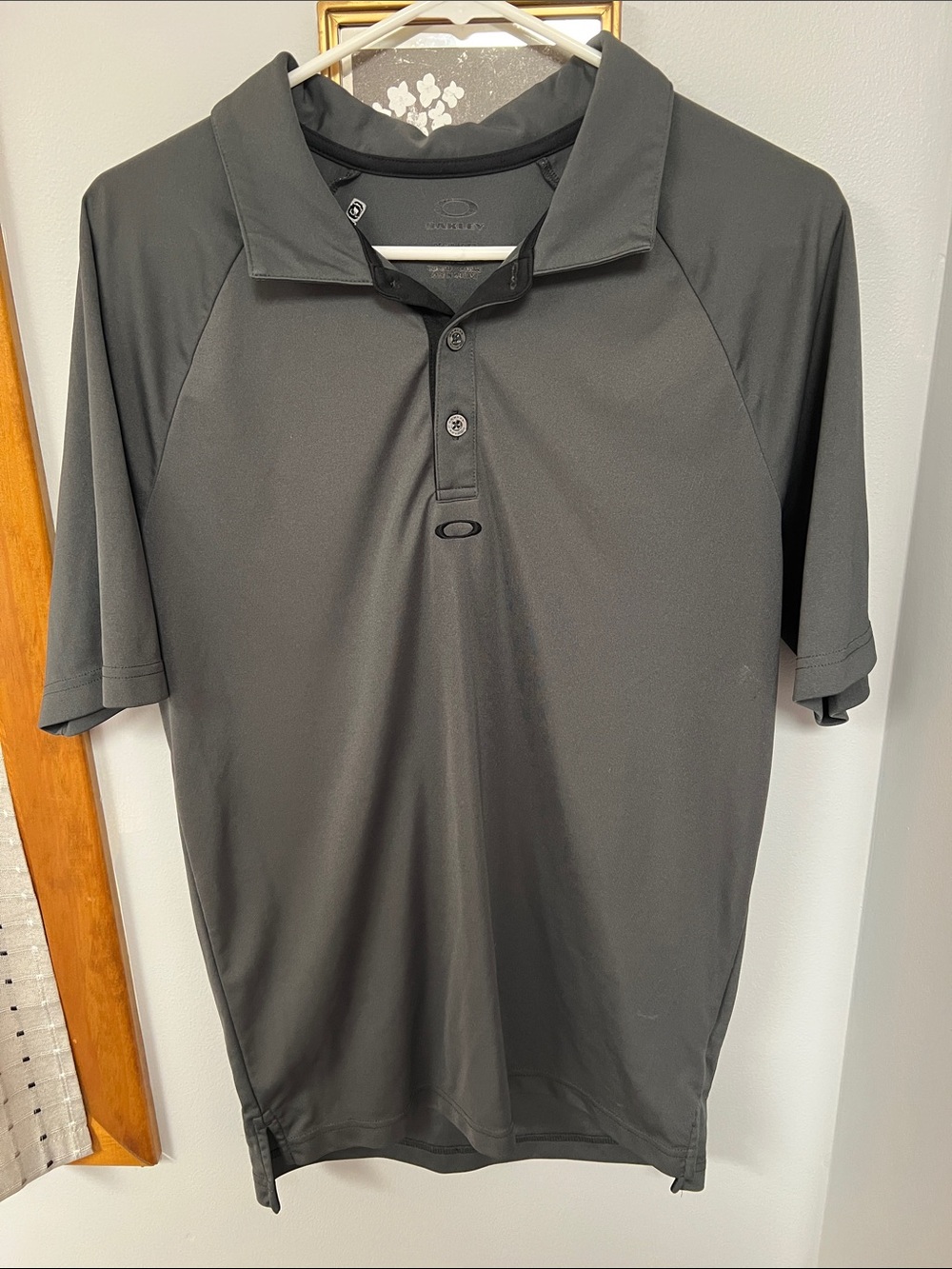 Oakley Gray Men's Performance Polo Shirt